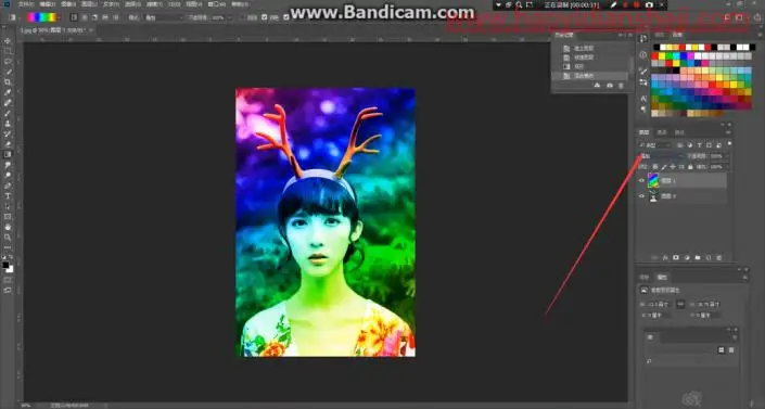 马赛克效果，把自己喜欢的明星照片制作成马赛克效果_www.haoyidiansheji.com