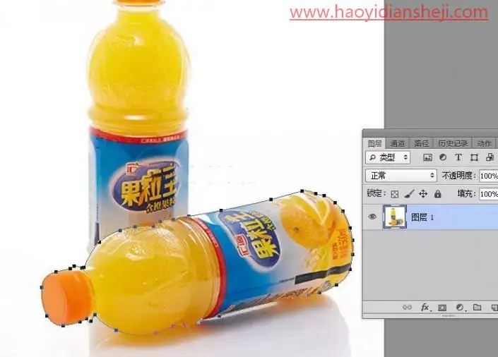 创意合成，用PS合成独具匠心的橙子饮料创作作品_www.haoyidiansheji.com
