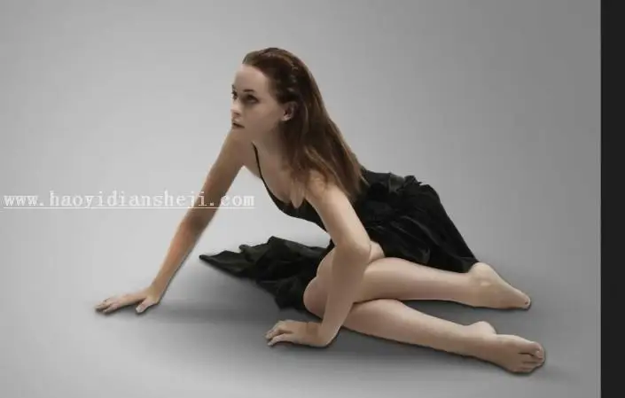 场景合成，用PS合成一个炫酷的机械姬_www.haoyidiansheji.com