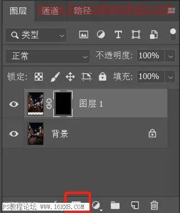 夜景效果，用PS给旅游拍摄的古城老街修出冷色调的照片_www.haoyidiansheji.com