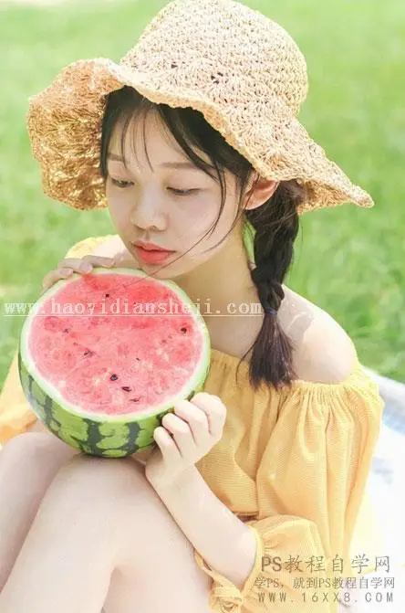 小清新，通过PS和LR调出夏日小清新通透人像_www.haoyidiansheji.com