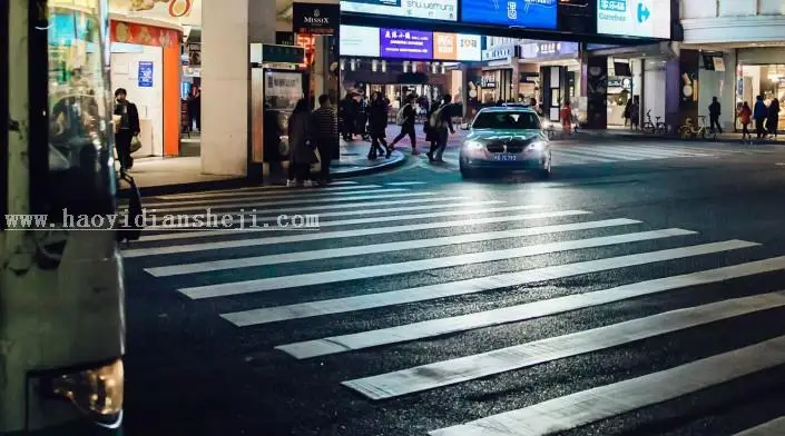 夜景调色，城市街道夜景调色实例_www.haoyidiansheji.com