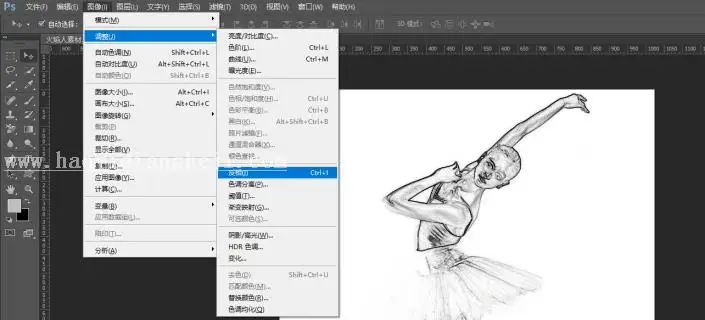 火焰效果，通过PS中的滤镜把芭蕾舞者做成“火影舞者”_www.haoyidiansheji.com