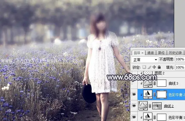 紫色调，调出紫中色梦幻照片效果_www.haoyidiansheji.com