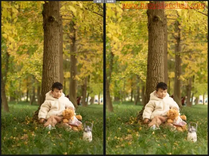 儿童摄影，给儿童照片调出油画效果_www.haoyidiansheji.com