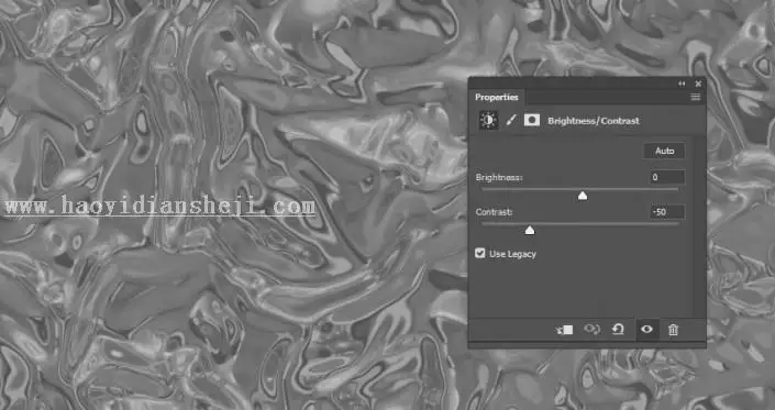 3D功能，通过PS中的3D功能设计大理石玫瑰材质的文字_www.haoyidiansheji.com