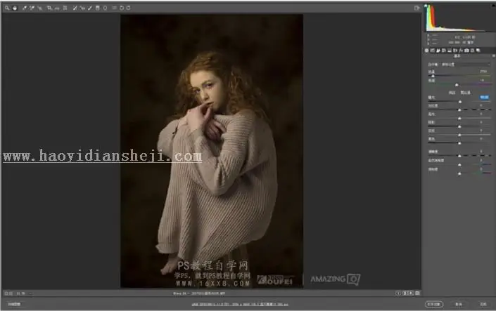油画效果，用PS打造文艺复兴时期风格的油画_www.haoyidiansheji.com