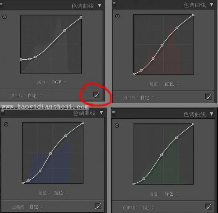 人像调色，教大家调素系风格调色教程_www.haoyidiansheji.com
