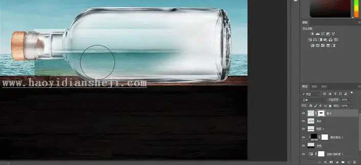 场景合成，用PS合成《加勒比海盗》电影中的海盗船_www.haoyidiansheji.com