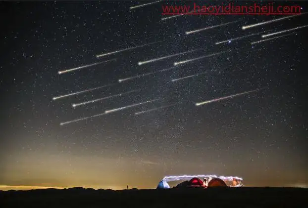 星空效果，在PS中用滤镜制作一场浪漫的流星雨效果_www.haoyidiansheji.com