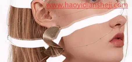 海报设计，给人物制作创意十足的切割海报照片_www.haoyidiansheji.com