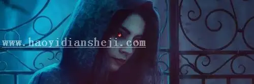 女巫场景，合成恐怖的暗黑女巫场景_www.haoyidiansheji.com