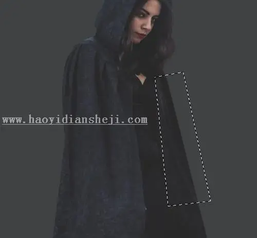 女巫场景，合成恐怖的暗黑女巫场景_www.haoyidiansheji.com