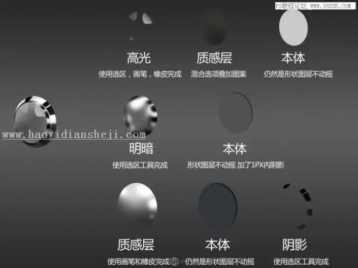 图标制作，用PS绘制逼真的轿车图标_www.haoyidiansheji.com