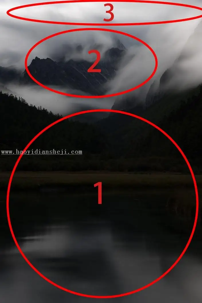 风景后期，用PS调出清晰有层次感的阴雨天风景照_www.haoyidiansheji.com