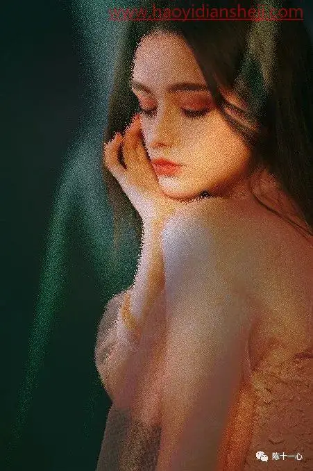 褶皱效果，给褶皱布料添加图像_www.haoyidiansheji.com