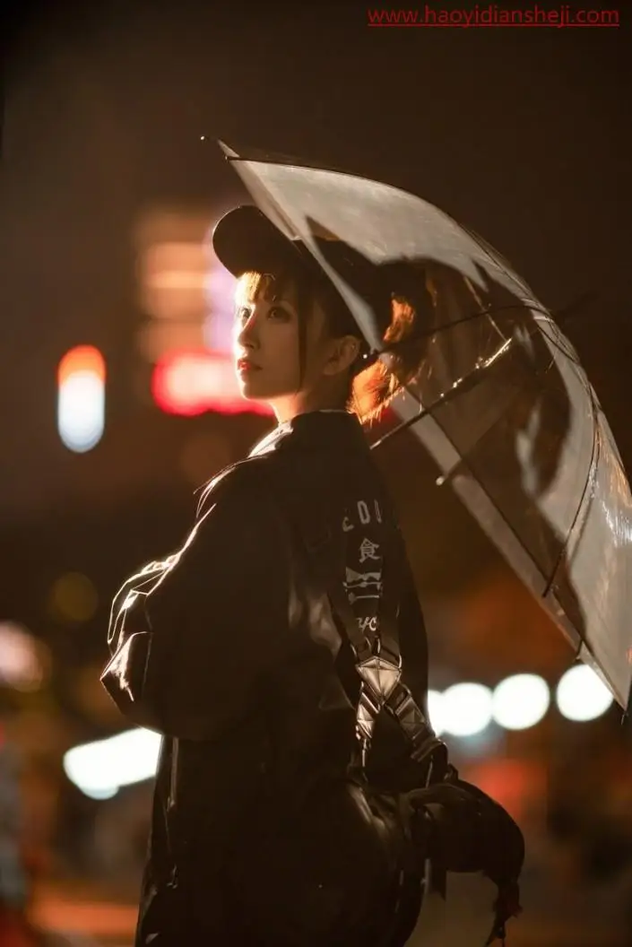 夜景人像，如何修饰夜景拍摄的昏暗人像_www.haoyidiansheji.com