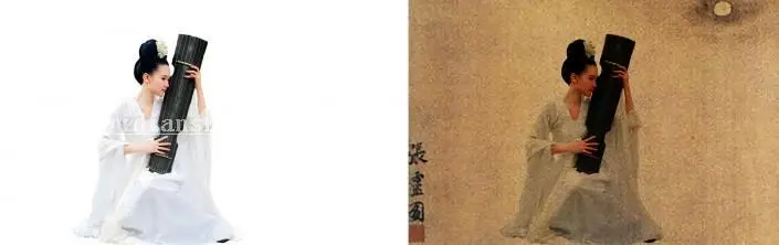 工笔画，用PS制作图片转工笔画_www.haoyidiansheji.com