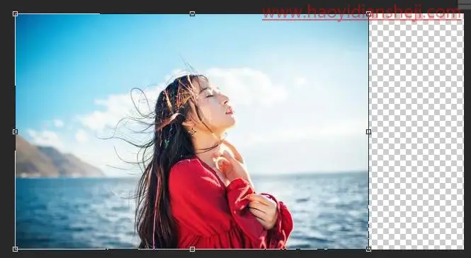 拉伸不变形，在PS中给图片进行无损更改图片大小_www.haoyidiansheji.com