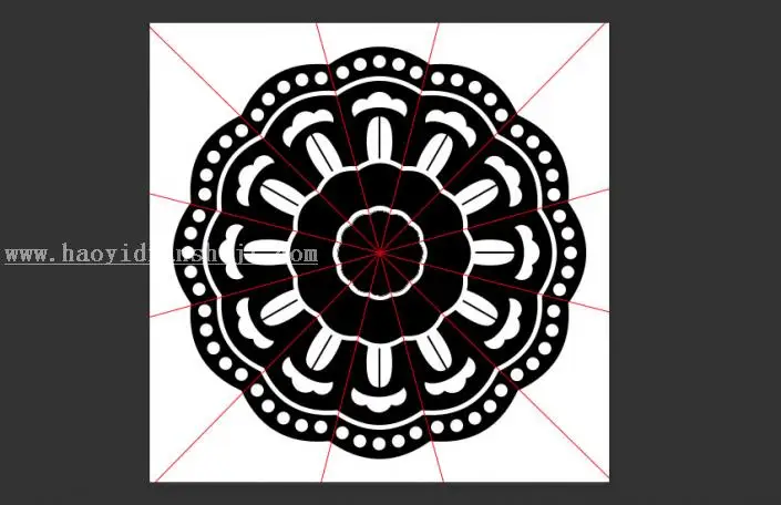蕾丝字，利用笔刷制作蕾丝花边文字效果_www.haoyidiansheji.com