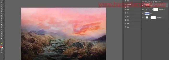 创意合成，合成森林里的苹果童话屋_www.haoyidiansheji.com