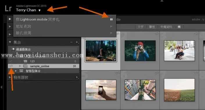 LR技巧，在LR集合照中生成网址分享_www.haoyidiansheji.com