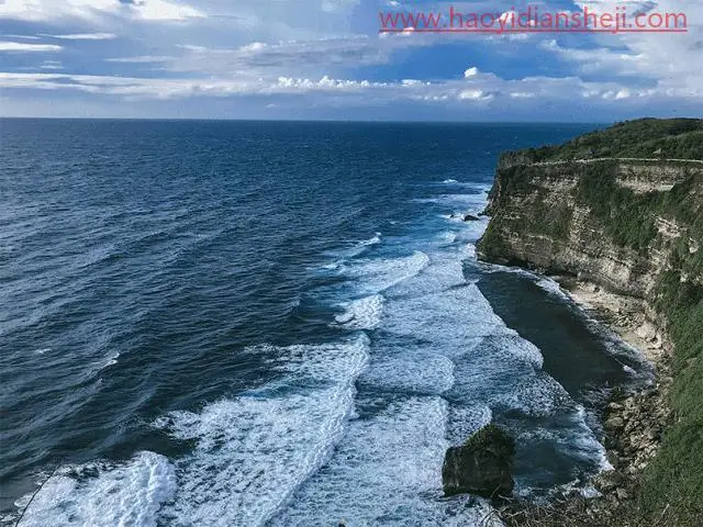 动图制作，把海景照片制作成动态的大海海浪效果_www.haoyidiansheji.com