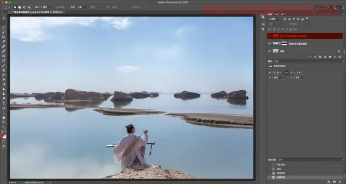 通透人像，怎么做才能修出干净通透意境风人像_www.haoyidiansheji.com