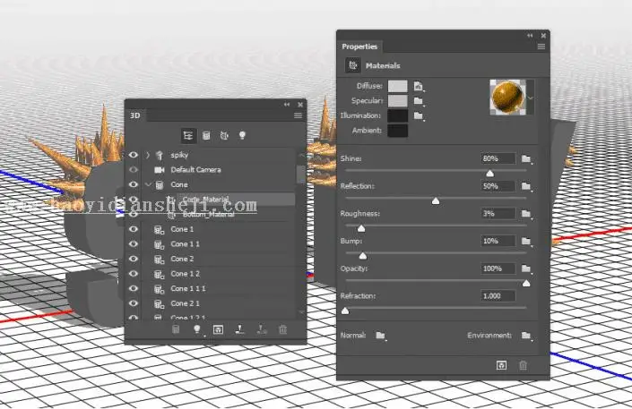 金属字，用PS制作3D效果的金属铆钉文字_www.haoyidiansheji.com