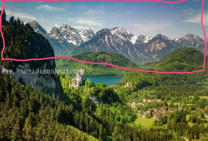 山景后期，用PS把前期是雾蒙蒙的照片变的通透清晰_www.haoyidiansheji.com