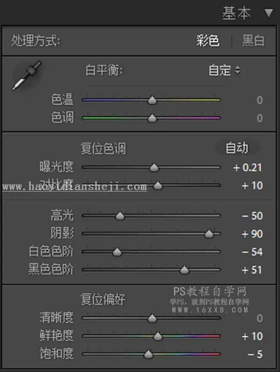 LR调色教程，通过LR给夏日静物调出一种小清新色调_www.haoyidiansheji.com