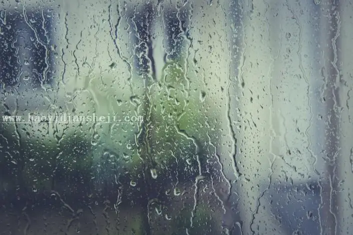 水雾玻璃，模仿下雨后的玻璃效果_www.haoyidiansheji.com