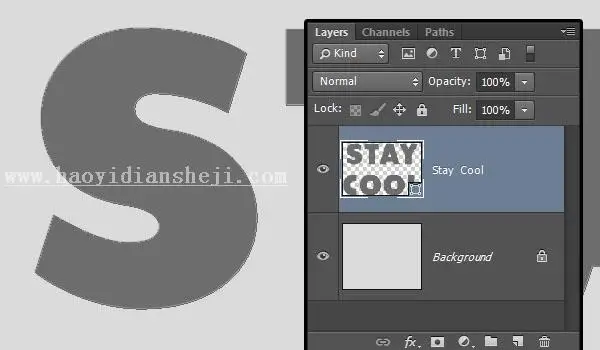 3D文字，巧用PS矢量工具制作文字3D效果_www.haoyidiansheji.com