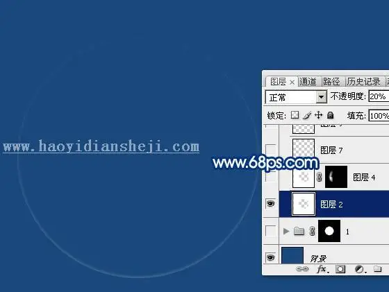 泡泡教程，鼠绘白色透明泡泡教程_www.haoyidiansheji.com
