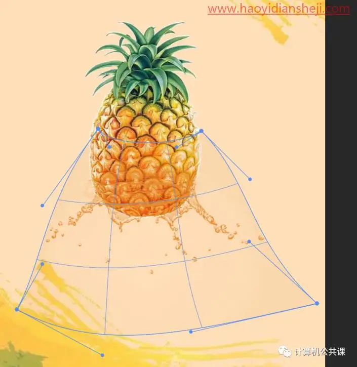 照片合成，通过PS设计一幅创意蜡烛人的造型_www.haoyidiansheji.com