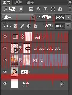 双重曝光，Photoshop混合模式制作人物双重曝光_www.haoyidiansheji.com