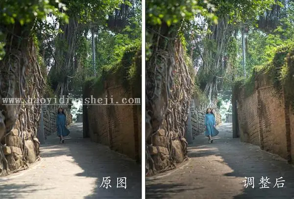 摄影后期，教你如何塑造光影营造照片的氛围_www.haoyidiansheji.com
