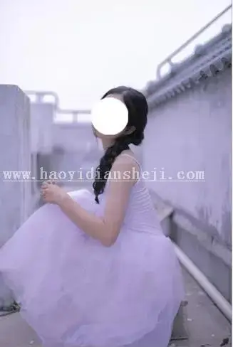 废片后期，通过PS拯救阴天拍摄的人像_www.haoyidiansheji.com