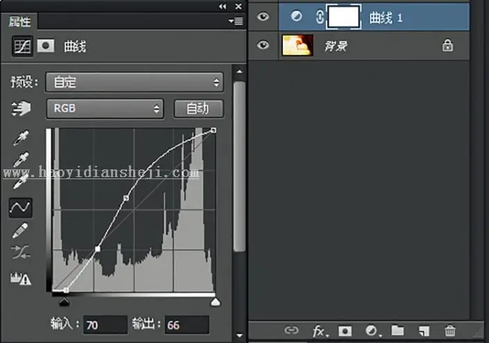 人像效果，混合模式制作柔美效果_www.haoyidiansheji.com