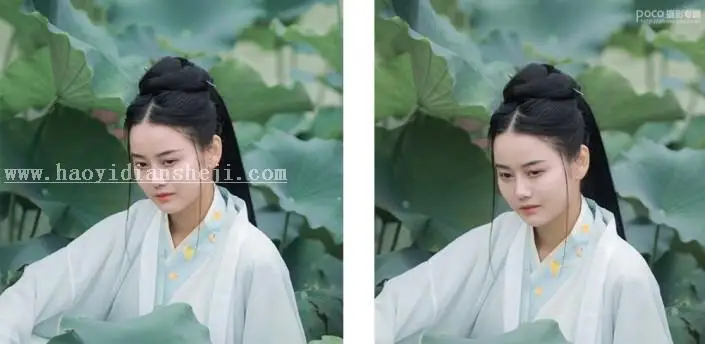 古风照片，用PS和LR制作有意境的古风人像_www.haoyidiansheji.com