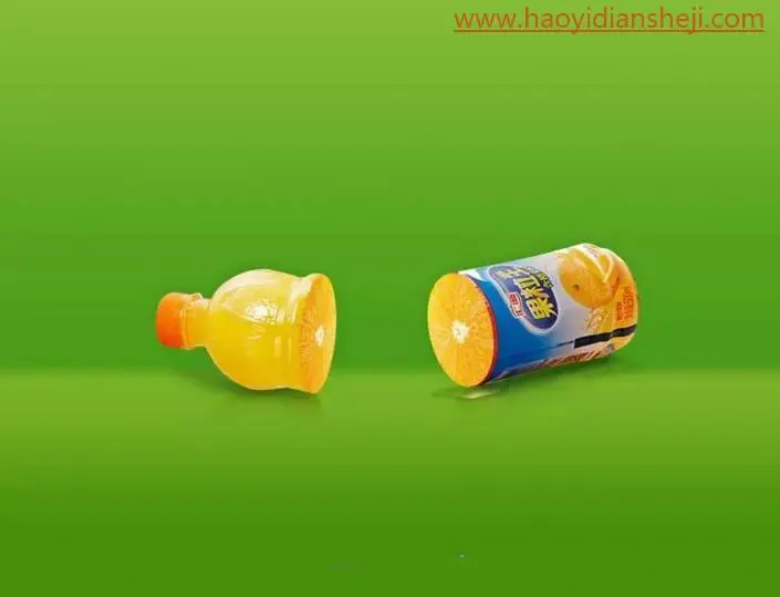 创意合成，用PS合成独具匠心的橙子饮料创作作品_www.haoyidiansheji.com