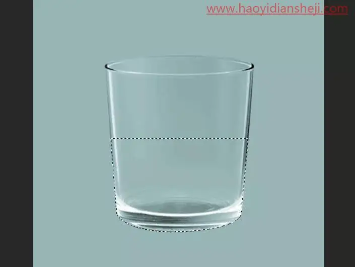 创意合成，通过PS设计玻璃杯里的海洋世界_www.haoyidiansheji.com
