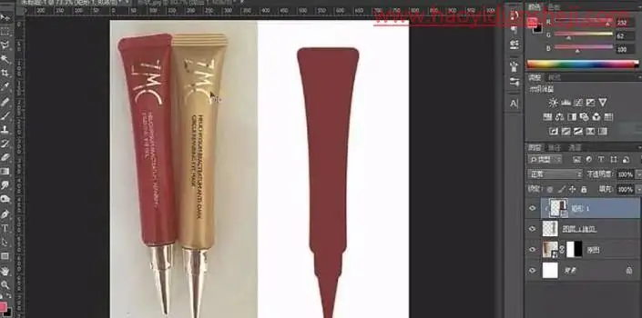 产品精修，化妆品眼霜的精修过程_www.haoyidiansheji.com