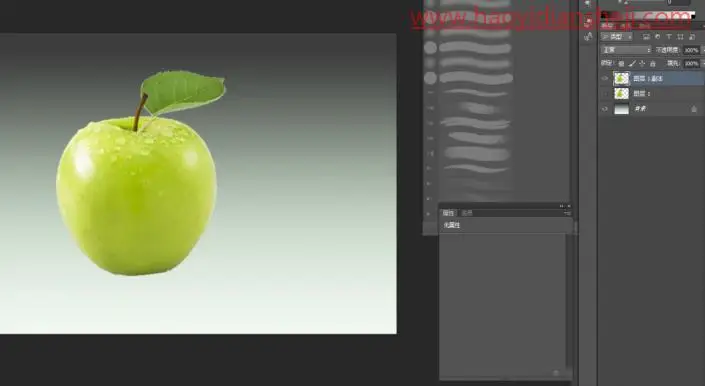 喷溅效果，通过ps给水果制作一种果浆喷出的喷溅效果_www.haoyidiansheji.com