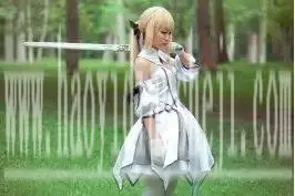 COS照片，制作冷色调COSplay照片_www.haoyidiansheji.com