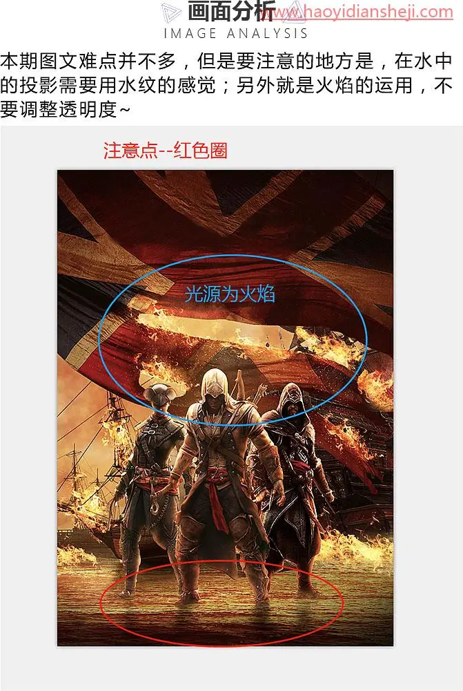 海报设计，在PS里制作震撼的战斗电影海报_www.haoyidiansheji.com