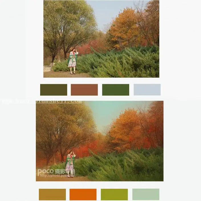 油画效果，制作油画风景照片教程_www.haoyidiansheji.com