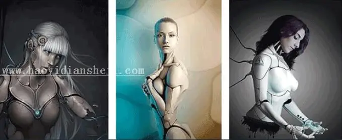 后期合成，用PS合成一个炫酷的科幻机器人_www.haoyidiansheji.com