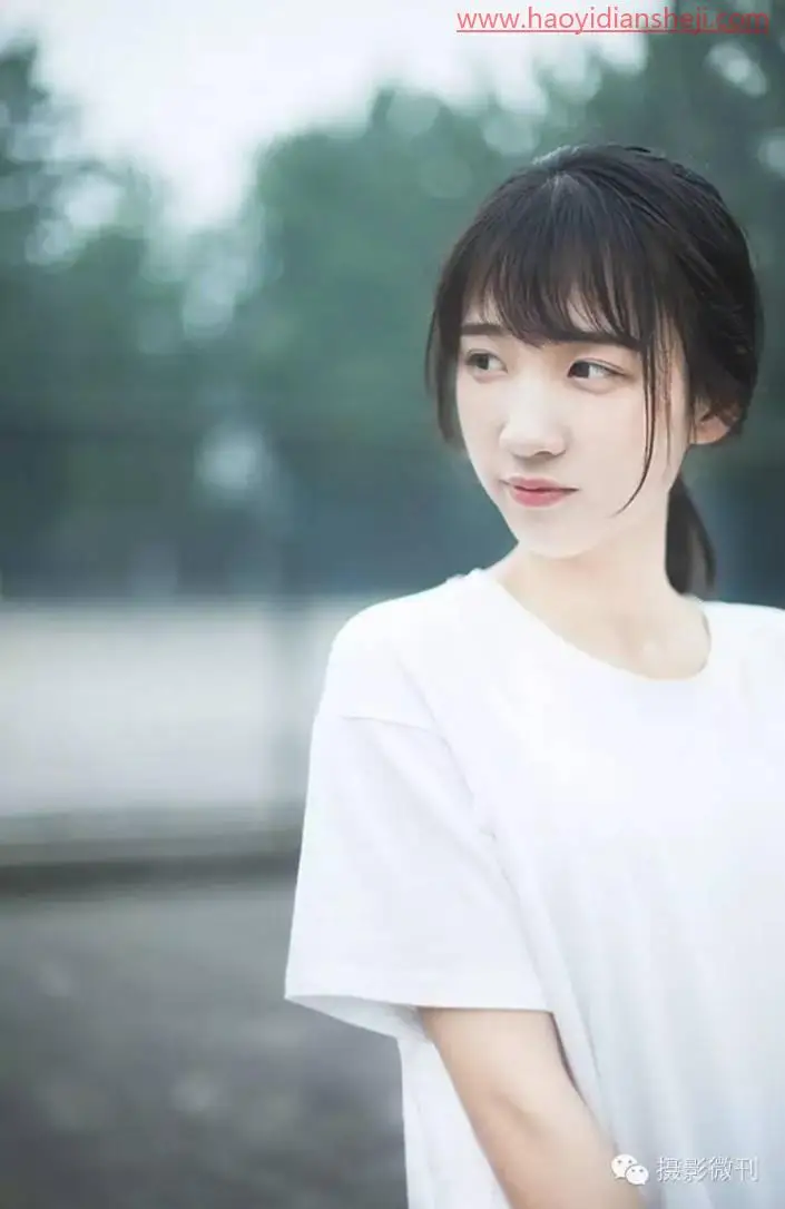 小清新，修出夏日感小清新的人像照片_www.haoyidiansheji.com