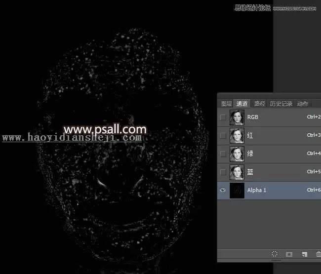 去雀斑，通过PS给人物进行磨皮去雀斑_www.haoyidiansheji.com